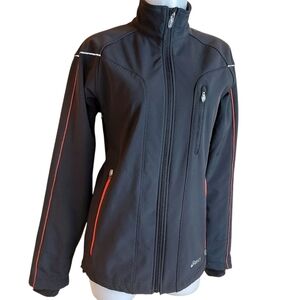 ASICS Running Hiking Jacket Shell Full-Zip Pockets Insulated Size S